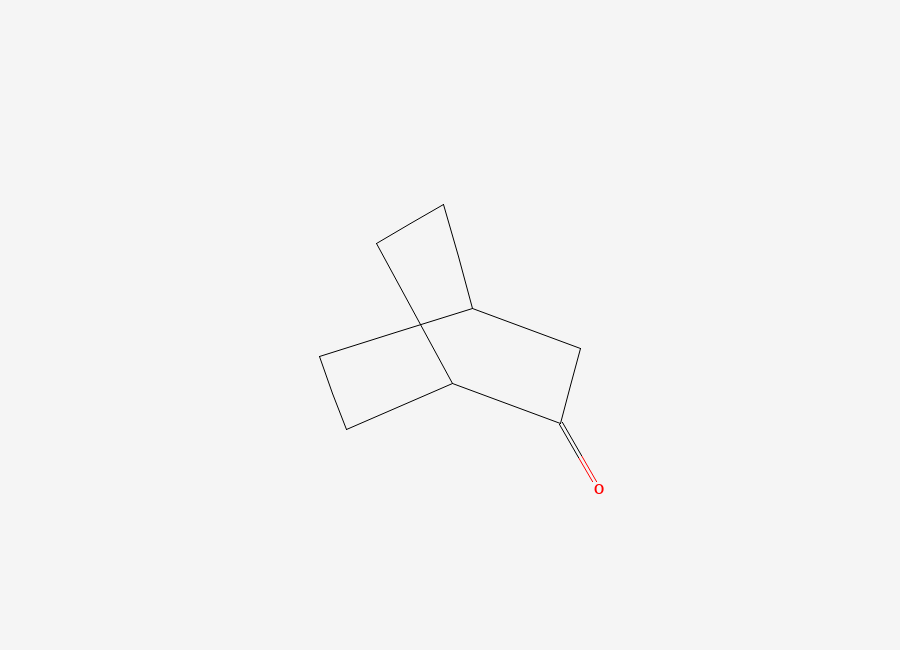 Two-dimensional chemical structure of Bicyclo(2.2.2)octan-2-one