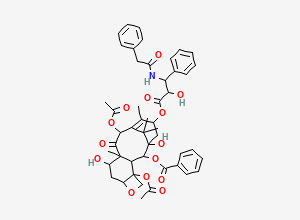Two-dimensional chemical structure of Paclitaxel EP Impurity P / Benzyl Paclitaxel Analog / Taxol F, CAS 173101-56-9