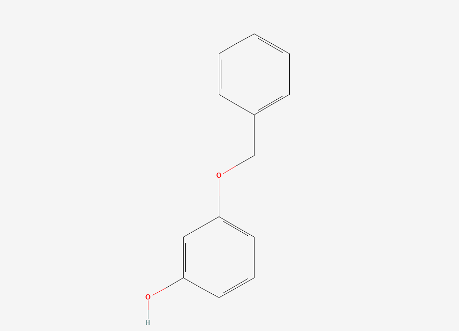 Two-dimensional chemical structure of Benzyl 3-hydroxyphenyl ether