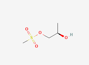 Two-dimensional chemical structure of (2R)-2-Hydroxy-1-propyl Methanesulfonate