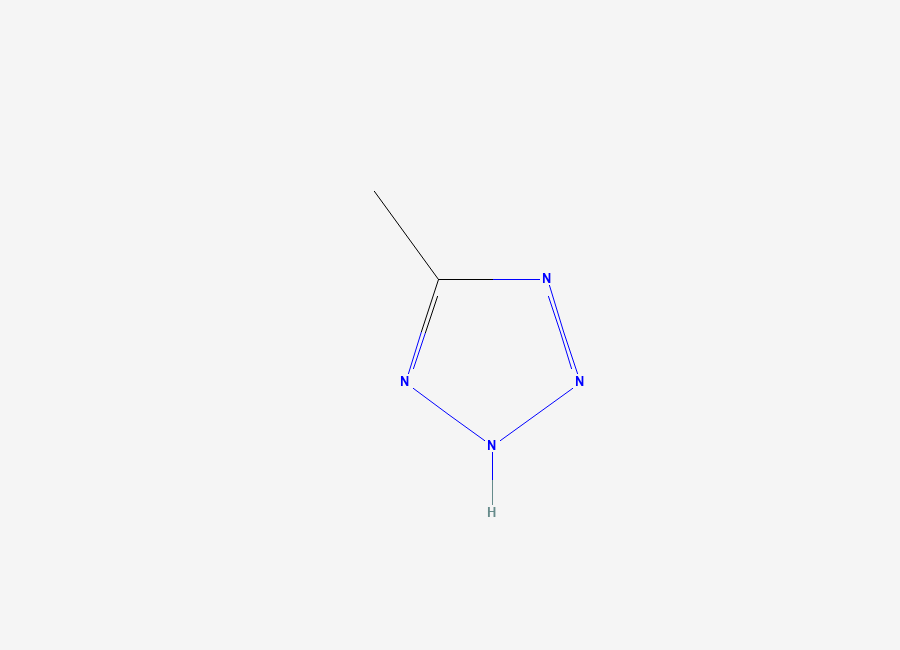 Two-dimensional chemical structure of 5-methyl-2H-tetrazole