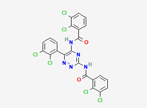 Two-dimensional chemical structure of Lamotrigine Dimer Impurity (CAS No-1373393-59-9), CAS 1373393-59-9