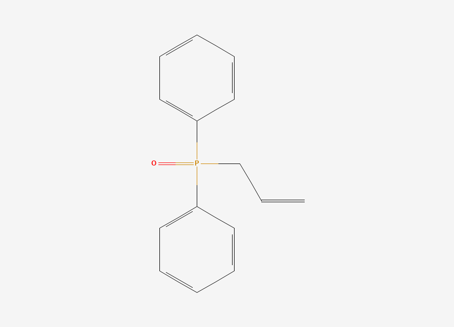 Two-dimensional chemical structure of Allyldiphenylphosphine Oxide
