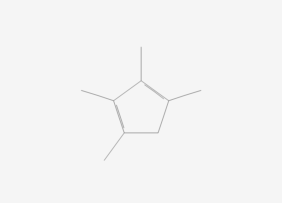 Two-dimensional chemical structure of 1,2,3,4-Tetramethylcyclopentadiene