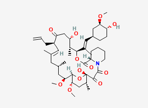Two-dimensional chemical structure of Tacrolimus 19-epimer/ Tacrolimus EP Impurity G/ Tacrolimus Compound II, CAS 144490-63-1