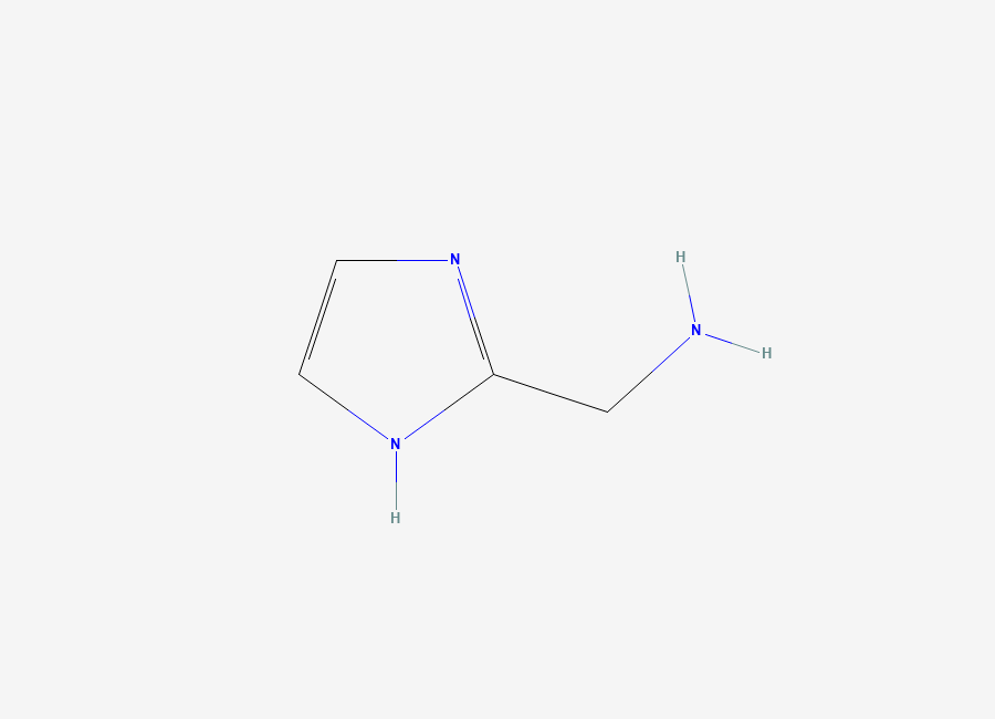 Two-dimensional chemical structure of 2-aminomethyl-1H-imidazole