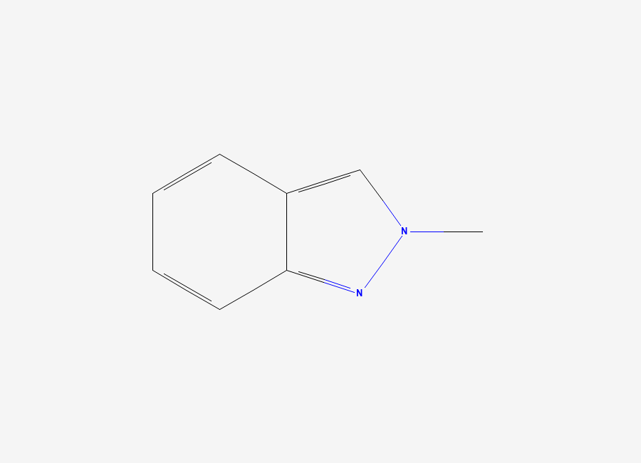 Two-dimensional chemical structure of 2-Methyl-2H-indazole
