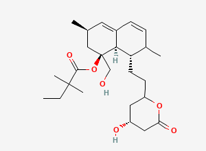 Two-dimensional chemical structure of Hydroxymethyl Simvastatin