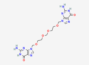 Two-dimensional chemical structure of Acyclovir EP Impurity R