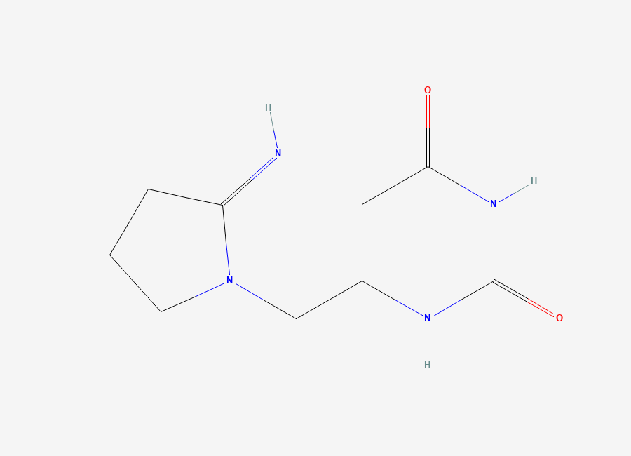 Two-dimensional chemical structure of Deschloro Tipiracil (Free Base), CAS 2069937-25-1