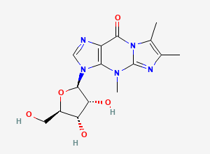 Two-dimensional chemical structure of Uridine Impurity 2, CAS 108274-04-0