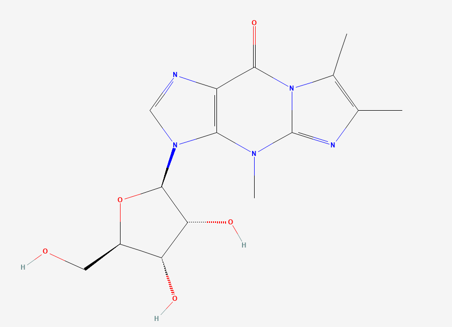 Two-dimensional chemical structure of Uridine Impurity 2, CAS 108274-04-0