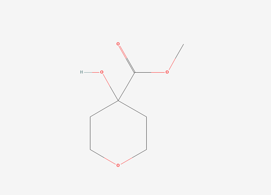 Two-dimensional chemical structure of Methyl 4-hydroxyoxane-4-carboxylate