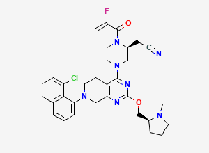 Two-dimensional chemical structure of Adagrasib
