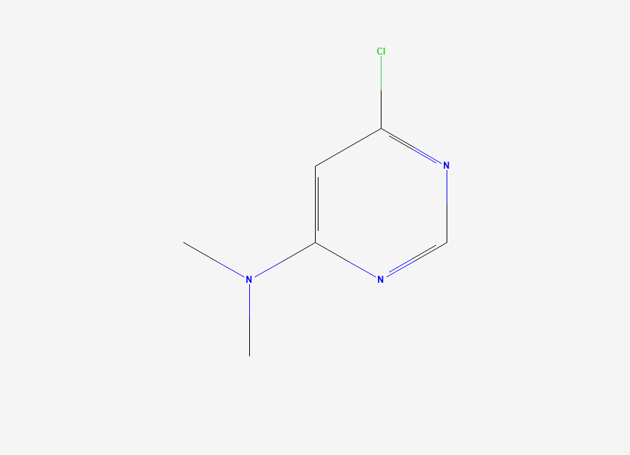 Two-dimensional chemical structure of 6-chloro-N,N-dimethylpyrimidin-4-amine