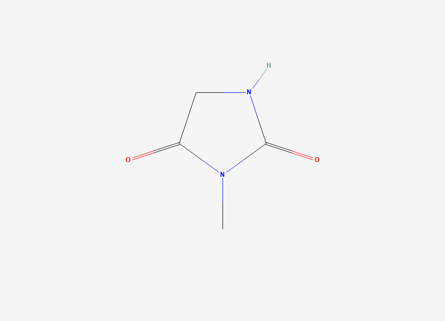 Two-dimensional chemical structure of 2,4-Imidazolidinedione, 3-methyl-