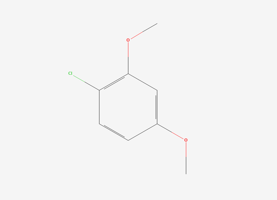 Two-dimensional chemical structure of 1-Chloro-2,4-dimethoxybenzene