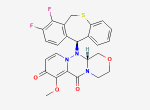 Two-dimensional chemical structure of Baloxavir Marboxil Impurity 42