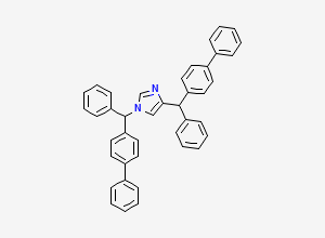 Two-dimensional chemical structure of Bifonazole EP Impurity E