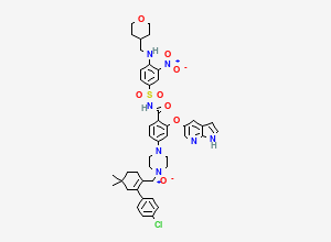 Two-dimensional chemical structure of Venetoclax N-Oxide Impurity, CAS 2469279-00-1