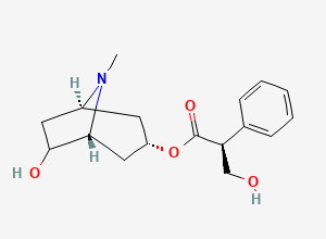 Two-dimensional chemical structure of 6-Hydroxyhyoscyamine
