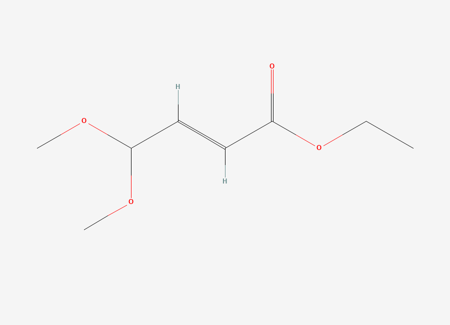 Two-dimensional chemical structure of (E)-Ethyl 4,4-dimethoxybut-2-enoate