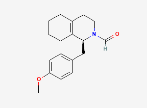 Two-dimensional chemical structure of N-Formyl Octabase (Mixture of Diastereomers), CAS 29144-31-8