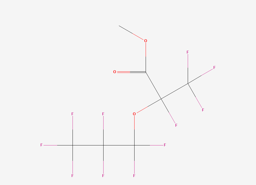 Two-dimensional chemical structure of Methyl perfluoro(2-propoxypropanoate)