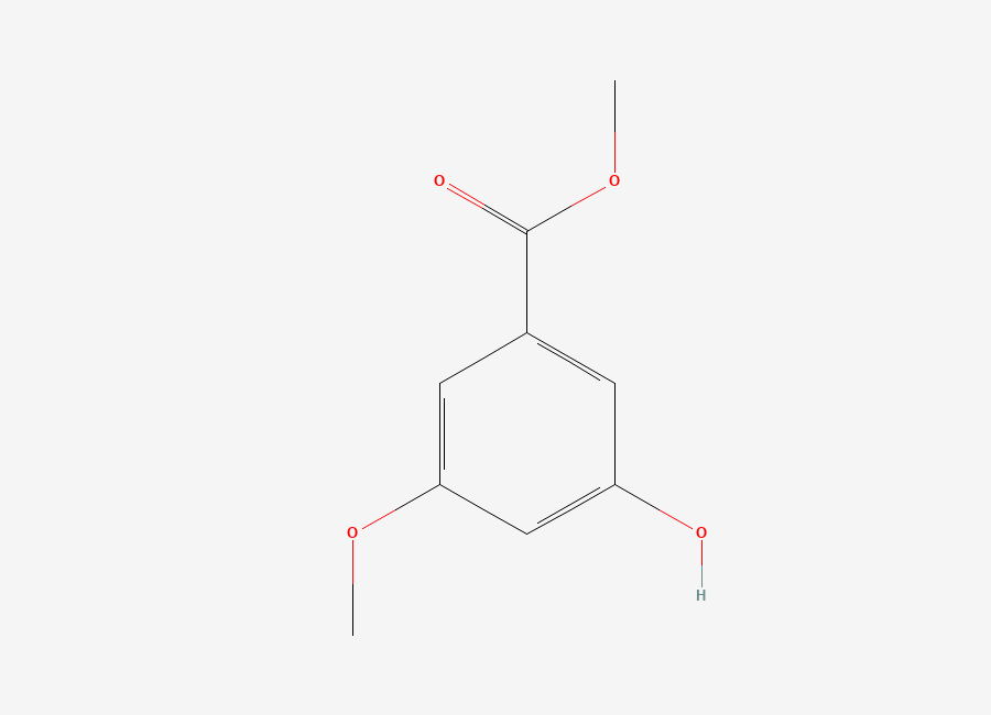 Two-dimensional chemical structure of Methyl 3-hydroxy-5-methoxybenzoate