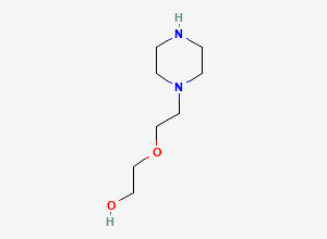 Two-dimensional chemical structure of Quetiapine HEEP Impurity, CAS 13349-82-1