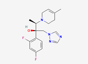 Two-dimensional chemical structure of Efinaconazole Impurity 42, CAS 2252350-12-0