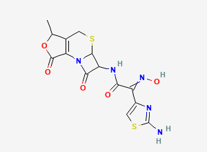 Two-dimensional chemical structure of Cefdinir impurity E