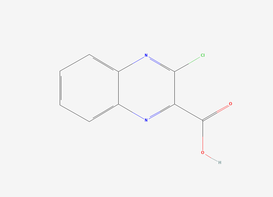 Two-dimensional chemical structure of 3-Chloroquinoxaline-2-carboxylic acid
