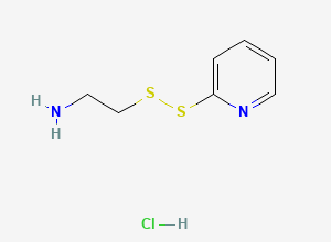 Two-dimensional chemical structure of S-2-Pyridylthio Cysteamine Hydrochloride, CAS 106139-15-5