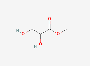 Two-dimensional chemical structure of Methyl 2,3-dihydroxypropanoate