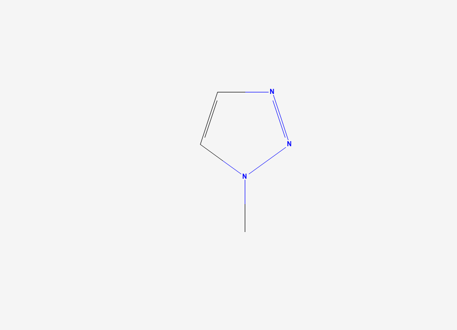 Two-dimensional chemical structure of 1-Methyl-1H-1,2,3-triazole