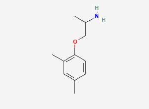 Two-dimensional chemical structure of Mexiletine Inhouse Impurity III, CAS 180966-61-4
