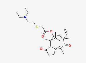 Two-dimensional chemical structure of Dehydro Tiamulin