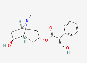 Two-dimensional chemical structure of Hyoscyamine Impurity 9