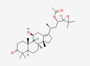 Two-dimensional chemical structure of Alisol B 23-Acetate