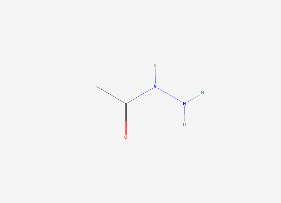 Two-dimensional chemical structure of Acetylhydrazine, CAS 1068-57-1