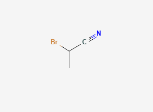 Two-dimensional chemical structure of 2-Bromopropionitrile