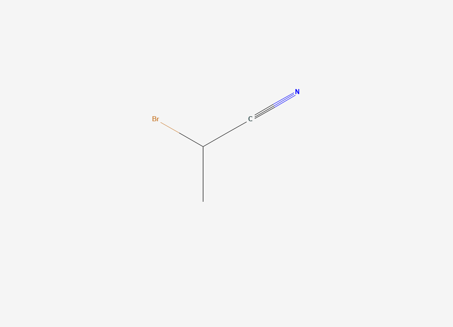 Two-dimensional chemical structure of 2-Bromopropionitrile
