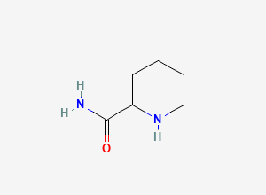 Two-dimensional chemical structure of Piperidine-2-carboxamide