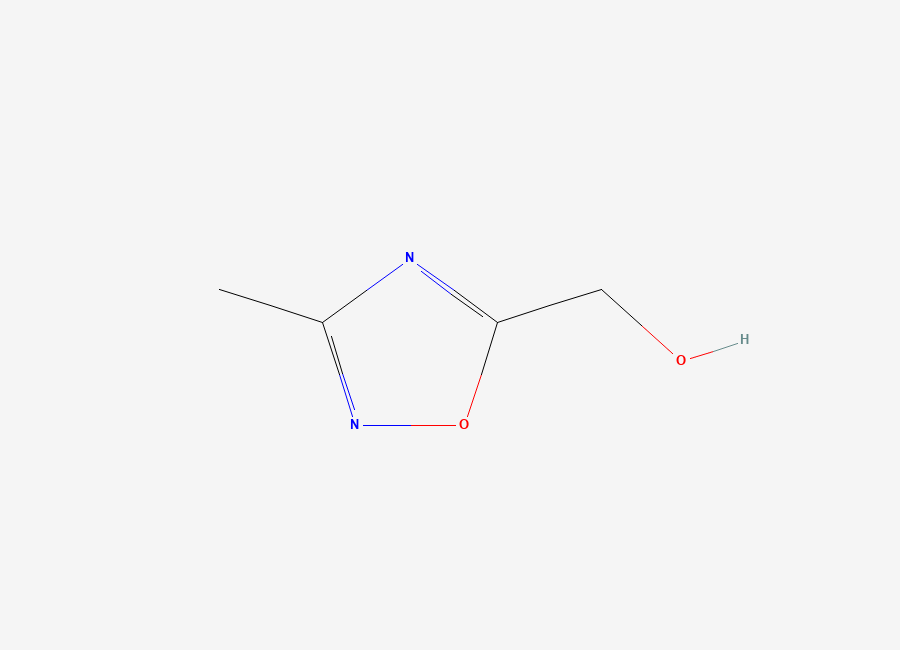 Two-dimensional chemical structure of (3-Methyl-1,2,4-oxadiazol-5-yl)methanol