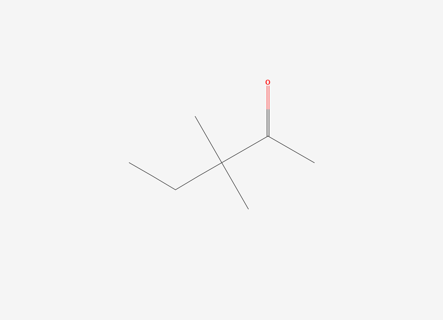 Two-dimensional chemical structure of 3,3-Dimethyl-2-pentanone