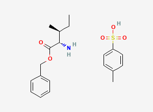 Two-dimensional chemical structure of O-Benzyl-L-isoleucine toluene-p-sulphonate