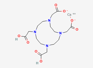 Two-dimensional chemical structure of Gadoteridol Calcium DOTA Impurity