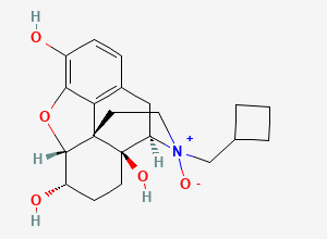 Two-dimensional chemical structure of Nalbuphine N-oxide, CAS 112242-13-4