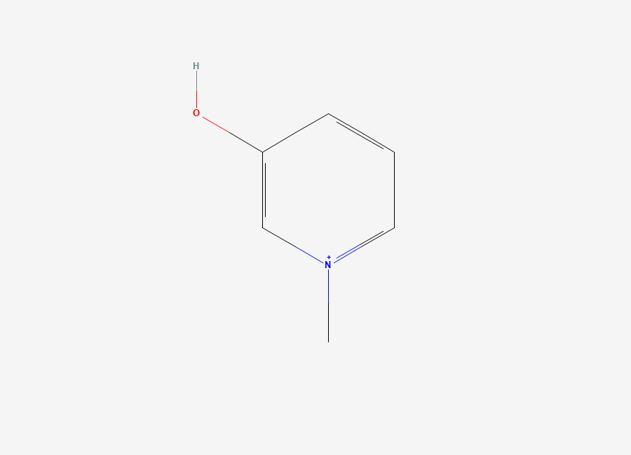 Two-dimensional chemical structure of 1-Methylpyridin-1-ium-3-ol